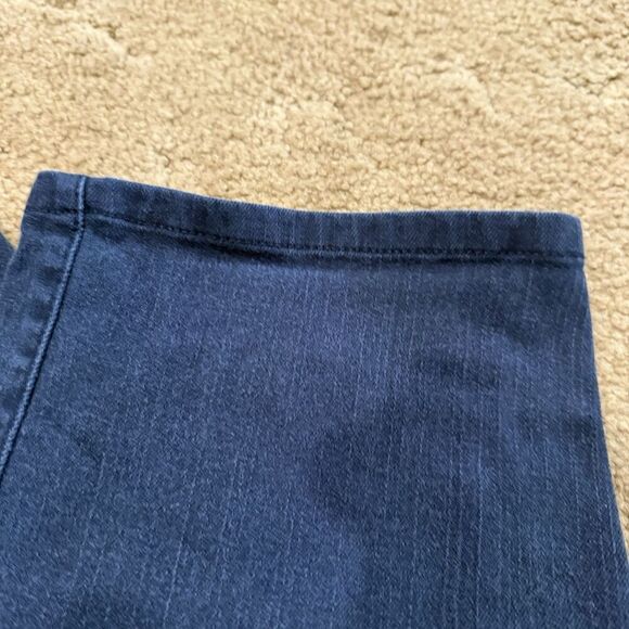 Chaps Est. 1978 Women’s High Rise Dark Wash Jean Capri Size 14 Preppy Chic - Picture 3 of 8